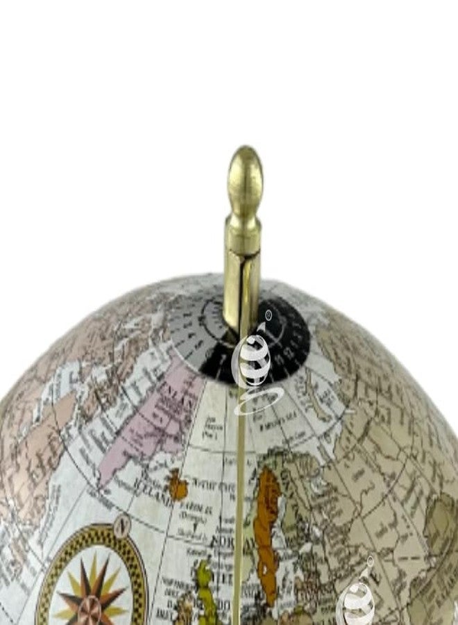 Globeskart Ruff Off white Antique Globe/World Globe/Home Decor/Gift Item/Political Globe/Educational Globe / 8 inches - Image 3